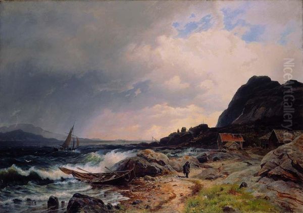 At the Outlet of the Hardangerfjord - view 1