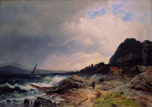 At the Outlet of the Hardangerfjord by Morten Muller
