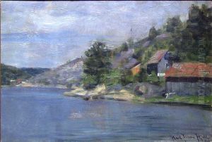 From the Coast near Drobak by Karl Jensen-Hjell