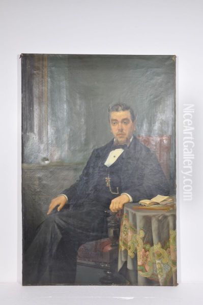 Portrait of a Man, Sitting at a Table - view 1