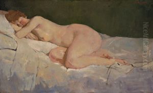 Anne, naaktstudie by George Hendrik Breitner