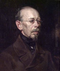 Portrait of an elderly Man by Marcus Gronvold