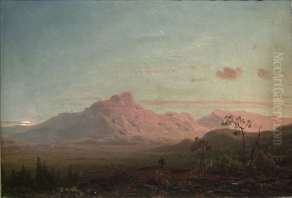 Sunset in the High Mountains - view 1