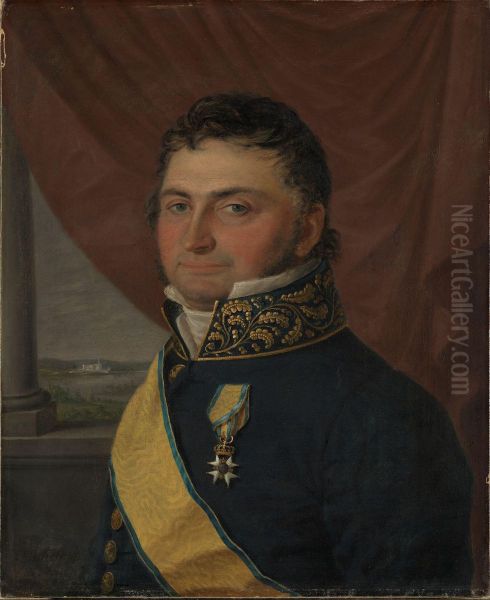 Portrait of Cabinet Minister Nicolay Johan Lohmann Krog - view 1