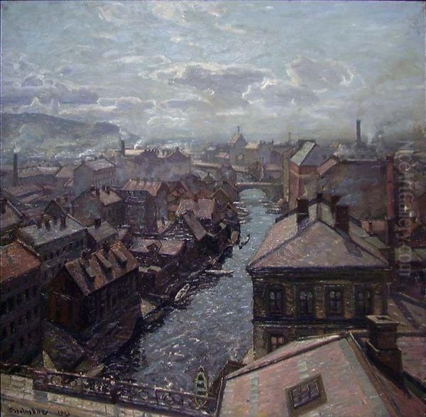 View over Akerselven - view 1