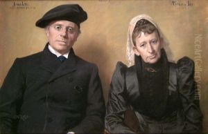Portrait of the Author Jonas Lie and his Wife Thomasine Portrait of the Author Jonas Lie and his Wife Thomasine