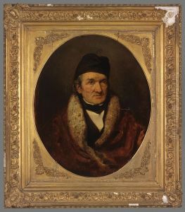 Portret van de vader van de kunstenaar