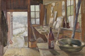 Malerskolens atelier, Modum by Kalle Lochen