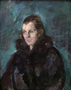 Portrait of the Artist's Wife Gunbjor, b. Olsen Portrait of the Artist's Wife Gunbjor, b. Olsen