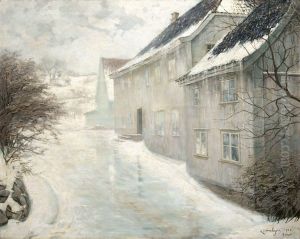 Smeltende sne by Carl Dornberger