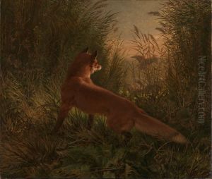 A Fox by Johann Siegwald Dahl