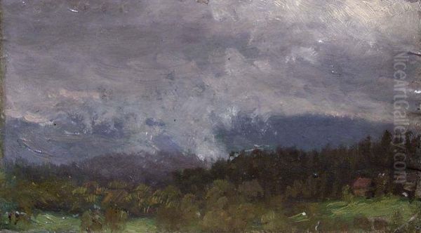 Landscape from Stabekk near Oslo - view 1