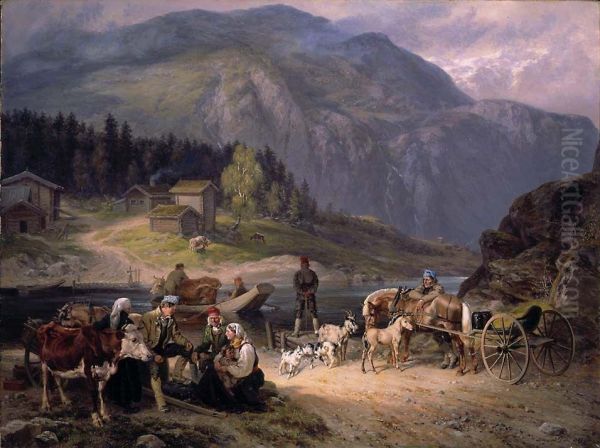 Overfartsscene fra Telemark - view 1