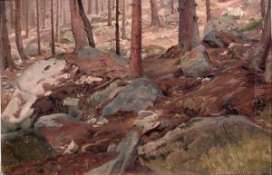 Study of a Forest Floor by Johan Fredrik Eckersberg