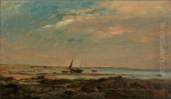 Een kusttafereel, Maree basse - view 1