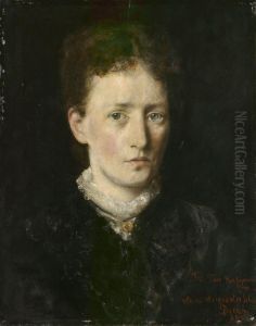 Portrait of Karen Marie Baetzmann, b. Fougner