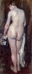Female Nude by Hans Heyerdahl