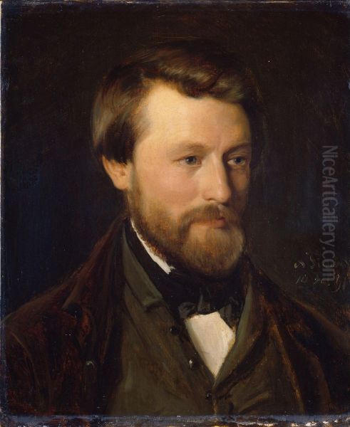 Portrait of Emil Tidemand, the Artist's Brother - view 1
