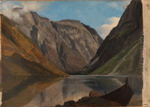 Fra Gudvangen by Adolph Tidemand