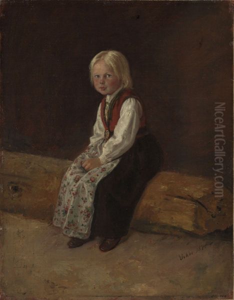 Portrait of Sella Larsdatter Vikor - view 1