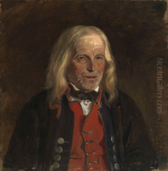 Portrait Study of the Farmer Jan Sandve[?] - view 1