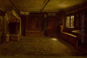Bondestue by Adolph Tidemand