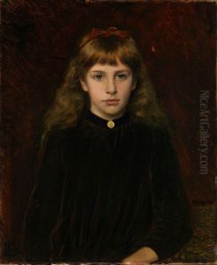 Portrait of Dagny Kiaer by Peter Nicolai Arbo