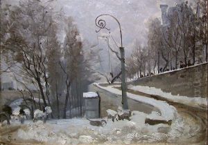 Winter in Paris by Christian Skredsvig