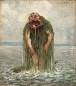 The Sea Monster by Theodor Kittelsen