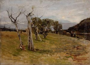Evening in the Forest by Gerhard Munthe
