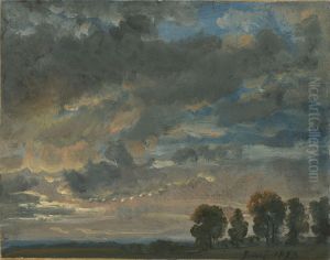 Clouds in the Evening by Johan Wilhelm Ludwig Dahl