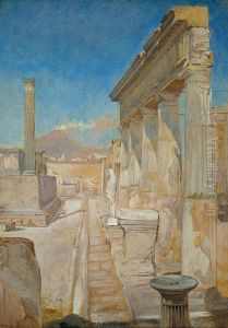 Apollotemplet i Pompeii by Laurits Andersen Ring