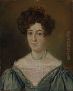 Portrait of Benedicte Dorthea Thaulow, b. Moinichen