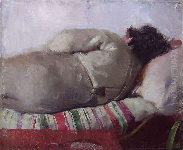 Sleeping Fisherman. Rasmus Gaihede from Skagen - view 1