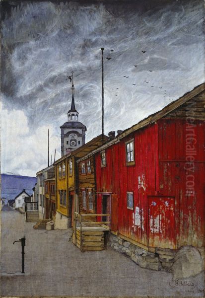 Street in Roros - view 1