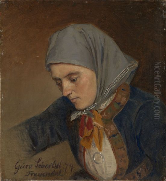 Portrait of Guro Sivertsdatter Travendal - view 1