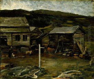 Autumn Evening at the Farm, Oylo by Gerhard Munthe