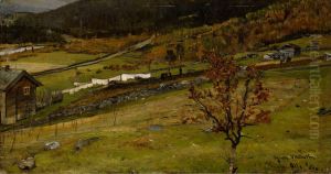 Autumn Landscape, Oylo by Gerhard Munthe