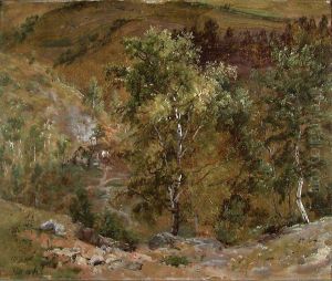 Chalk Pit near Maxen by Johan Wilhelm Ludwig Dahl