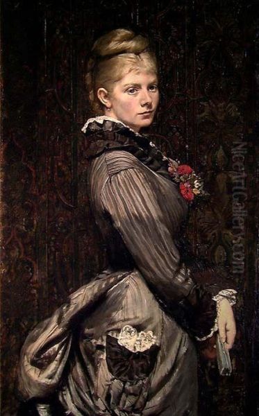 Portrait of Lucy Parr Egeberg, 1876 - view 1