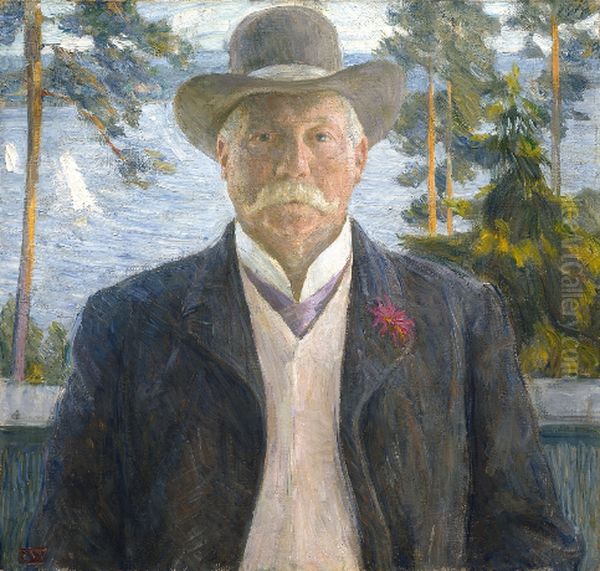 Portrait of the Composer Thorvald Lammers - view 1