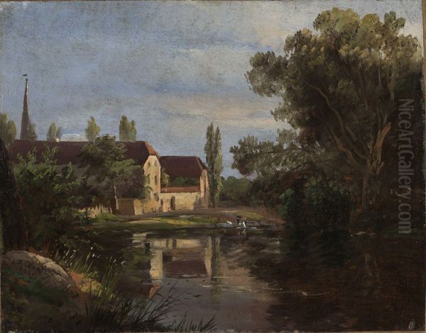 View of Plauen at the River Weisseritz - view 1