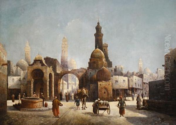 An Algerian Street Scene - view 1