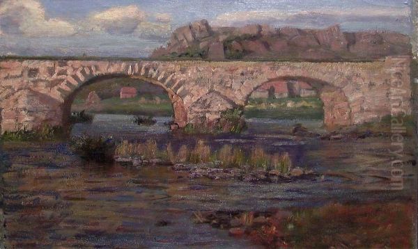 Landscape with Bridge - view 1
