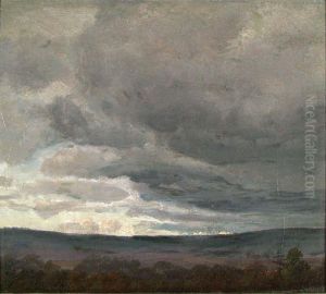 Cloud Study by Johan Wilhelm Ludwig Dahl