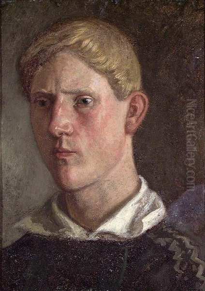 Portrait of a young Man from Setesdal - view 1