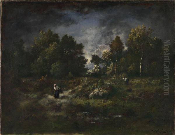 Faggot Gatherers in a Wooden Landscape - view 1