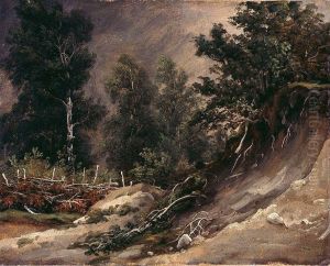 Skogstudie i Romsdal by Thomas Fearnley