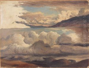 Sky- og fjordstudie by Thomas Fearnley