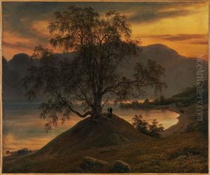 Slindebirken by Thomas Fearnley